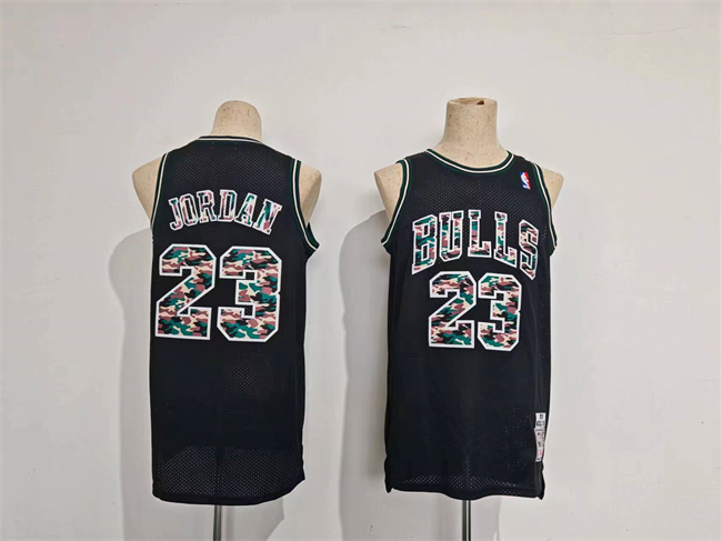 Men's Los Angeles Lakers #23 LeBron James Black Throwback basketball Jersey